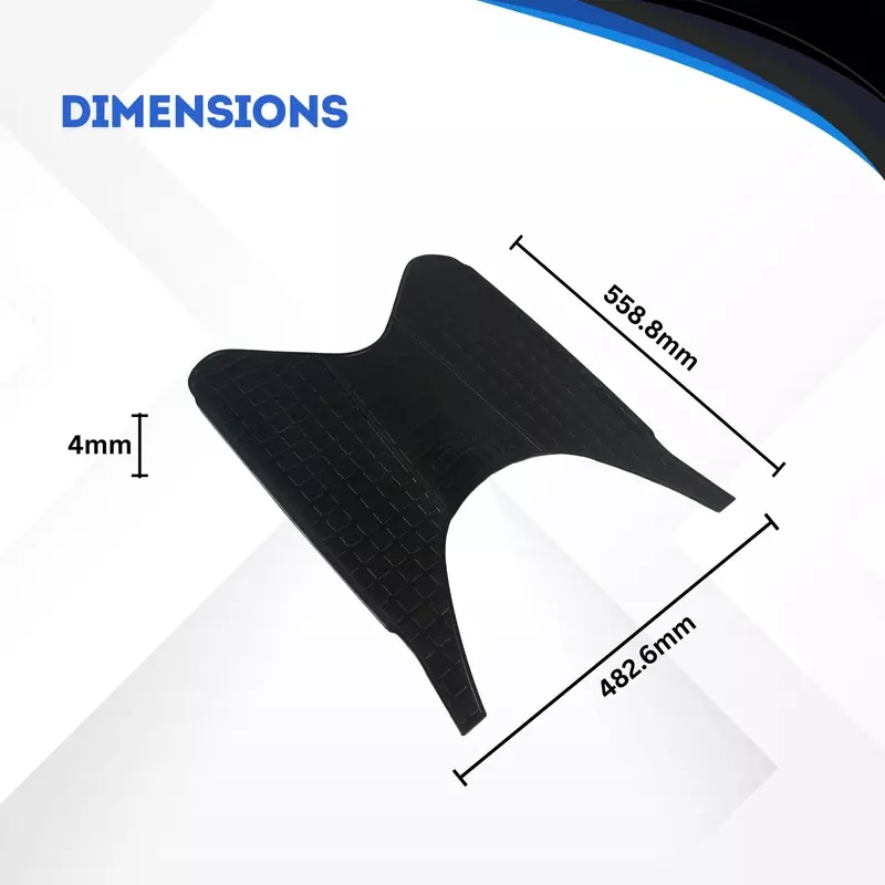 Hiker by Varroc Foot Matt Black Premium Rubber PVC for Access 125 NM BS6 Scooter