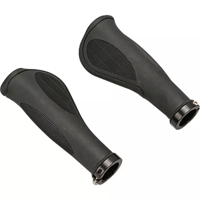 MonotaRO Ergon Grip for Mtb / Sports Cars Black 139.5 mm Overall Length, M-SS221 (1 Pair)