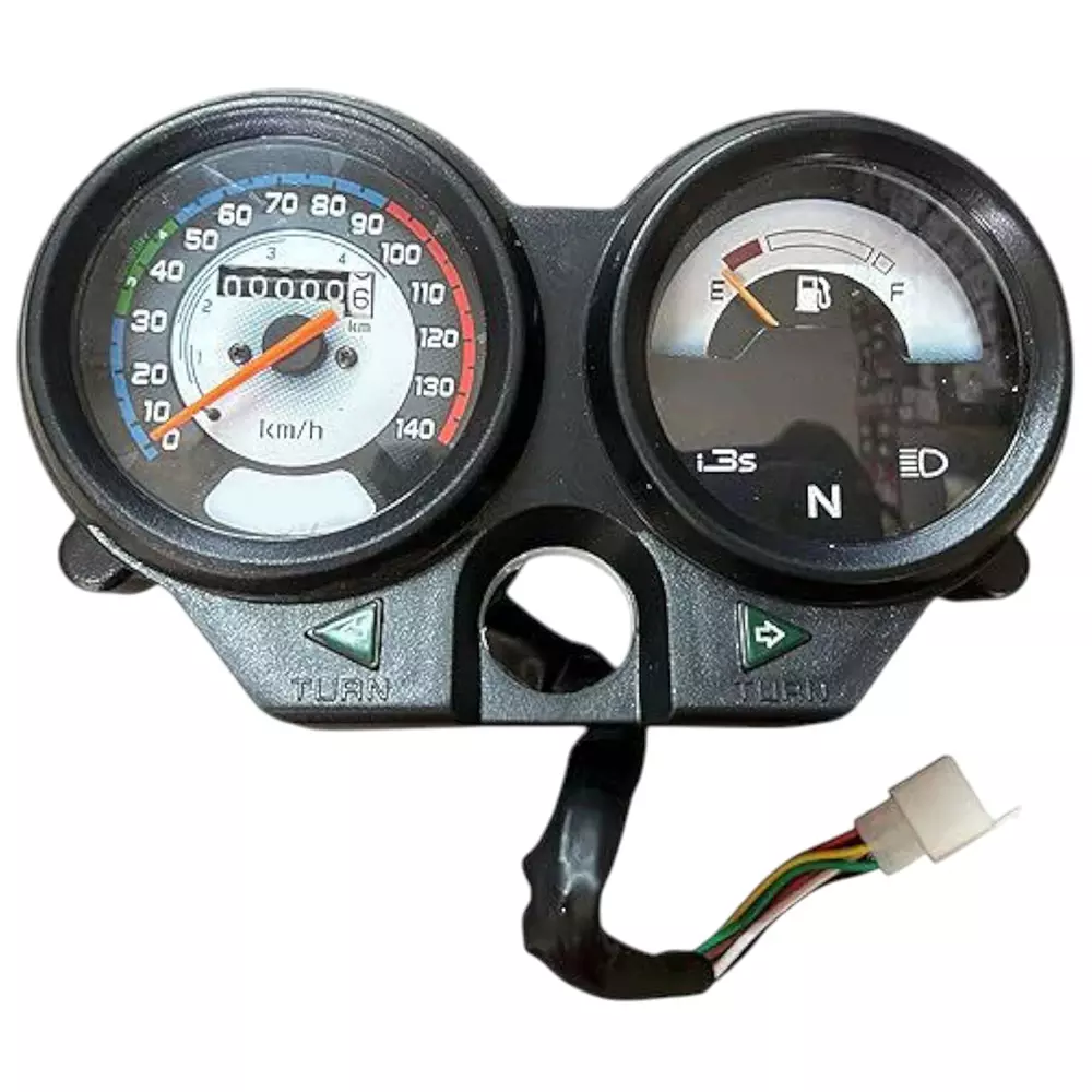 DY-NISTIC Analog Speedometer 140 Km Maximum Speed Plastic For Hero Splendor Plus i-3s