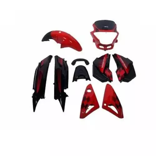 Buy Yatos Bike Accessories Parts Hero Glamour Type Red Visor