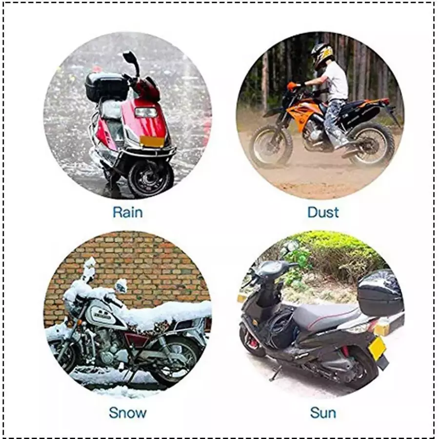 Auto Pearl Polyester Waterproof Two Wheeler Cover for Suzuki Burgman Street 125,(Jungle Print)