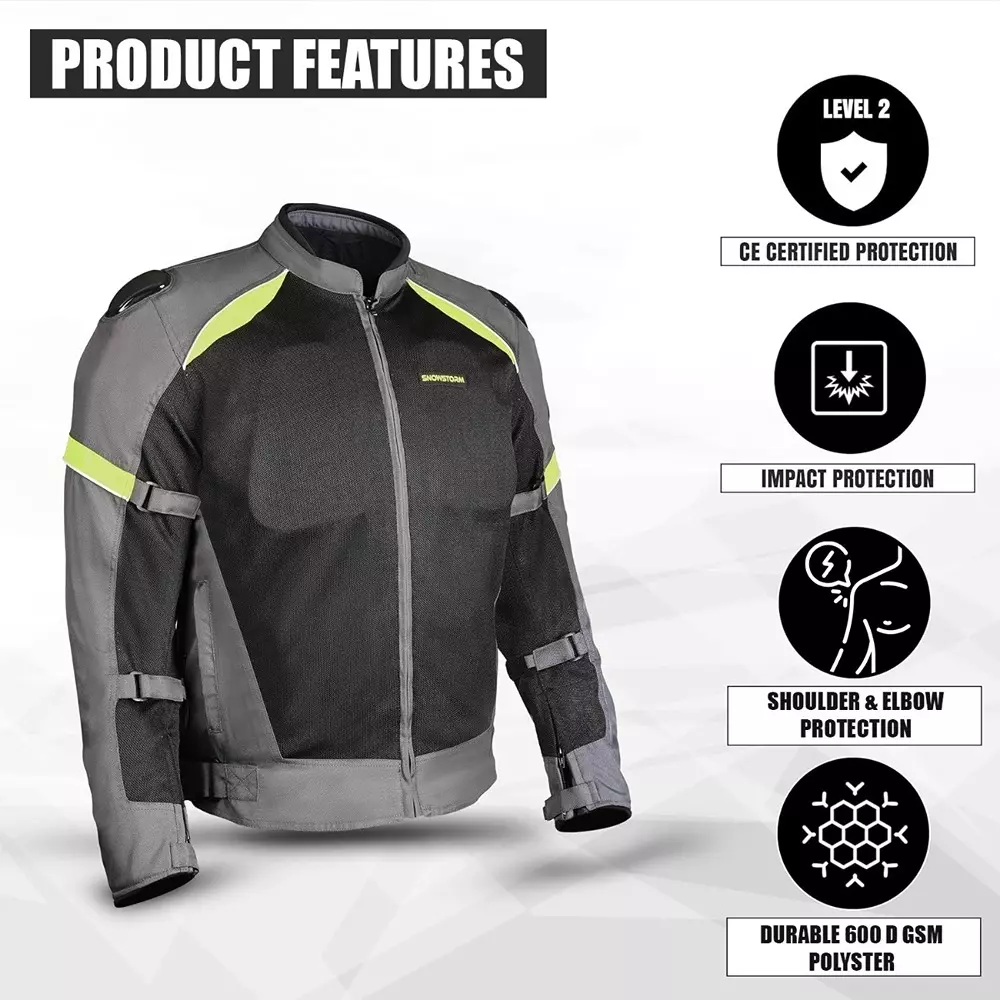 allextreme-snowstorm-bike-riding-jacket-ce-level-2-certified-armour-protector-back-elbows-shoulders-protection-mesh-fabric-motorcycle-rider-gear-for-bikers-black-green-size-2xl