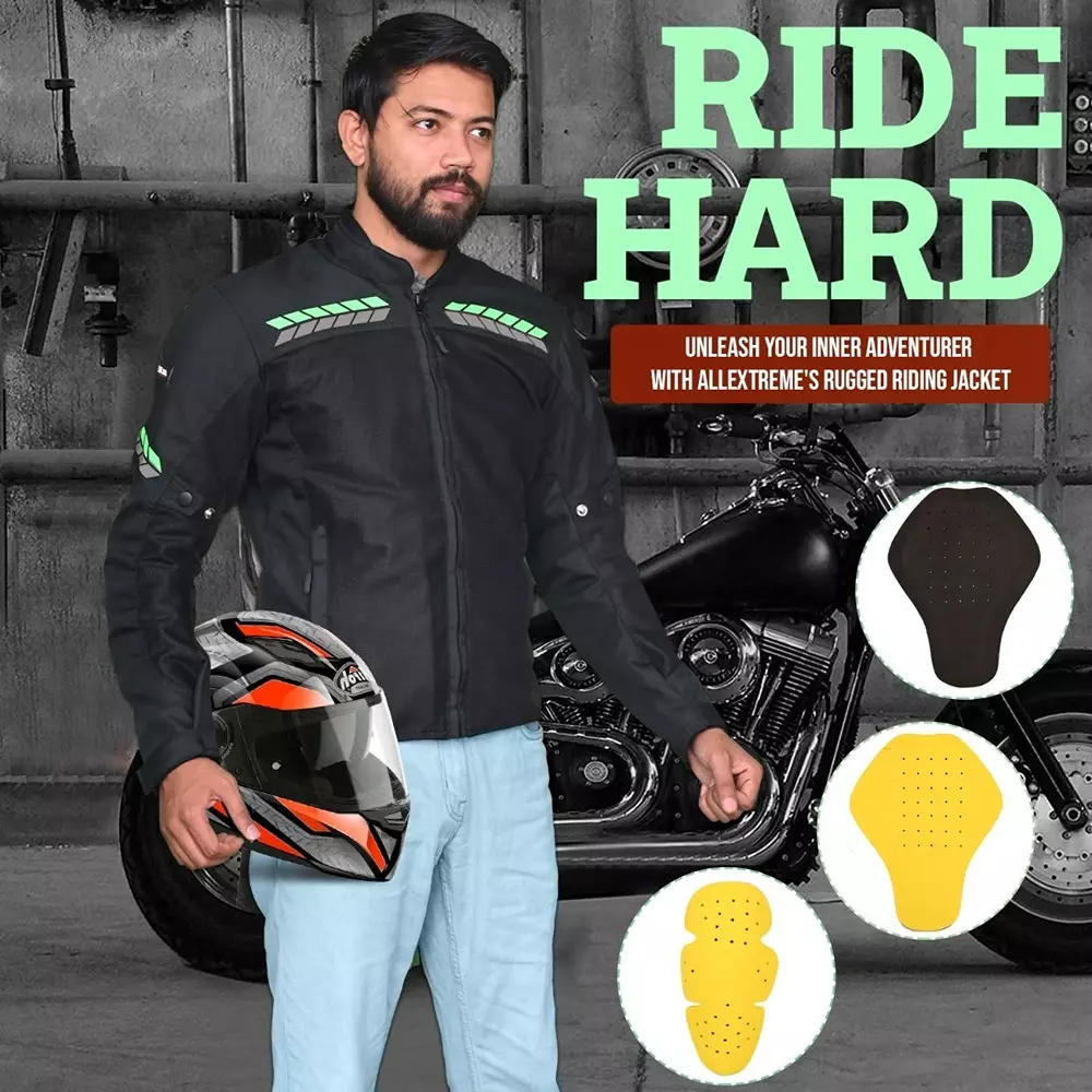 allextreme-speedo-unisex-all-weather-adult-motorcycle-riding-jacket-with-impact-protection-back-elbow-guard-reflective-stickers-and-abrasion-resistance-neon-green-size-l