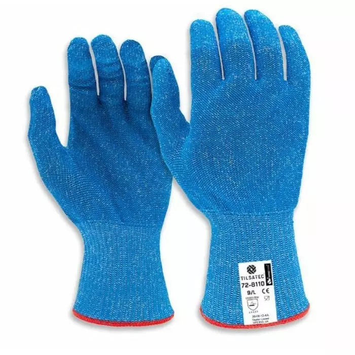Tilsatec Blue Cut Resistant Gloves Size 10, 72-8110-10