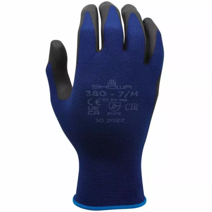Showa Gloves 380 Foam Grip Size 6, SHO3851