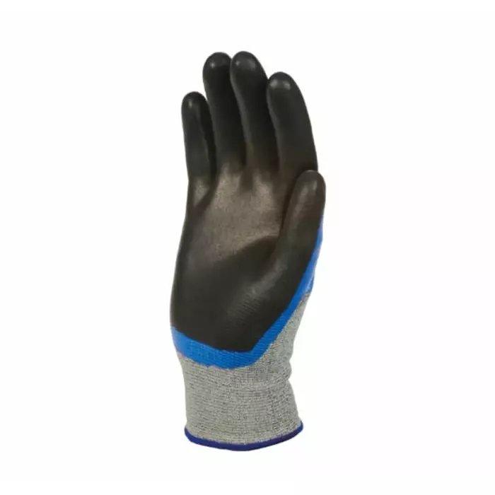 Showa S-TEX 376 Grey Polyester Stainless Steel Abrasion Resistant Cut Resistant Gloves Size 10 Nitrile Coating, SHOS3765
