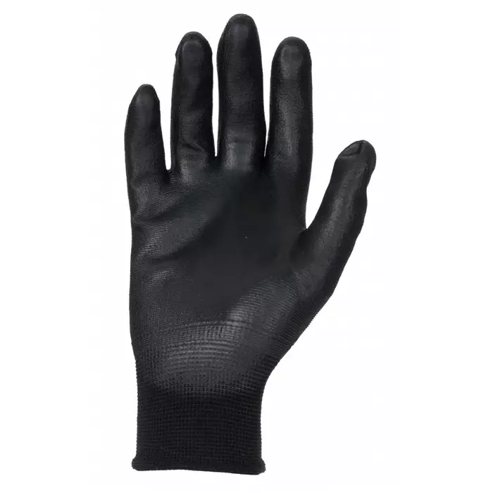 Liscombe Contact Touch Black Nylon Cut Resistant Work Gloves Size 8 Polyurethane Coating, LN620-08