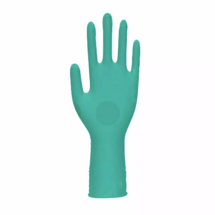 Unigloves GA009 Green Nitrile Chemical Resistant Work Gloves Size 6, GA0091 (Pack of 100)