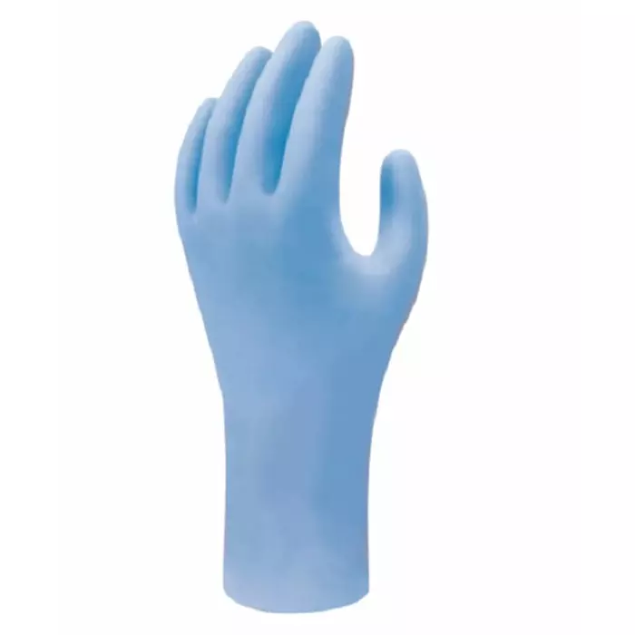 Showa Blue Powder-Free Nitrile Disposable Gloves SizexL 100 per Pack, SHO75004 (Pack of 100)