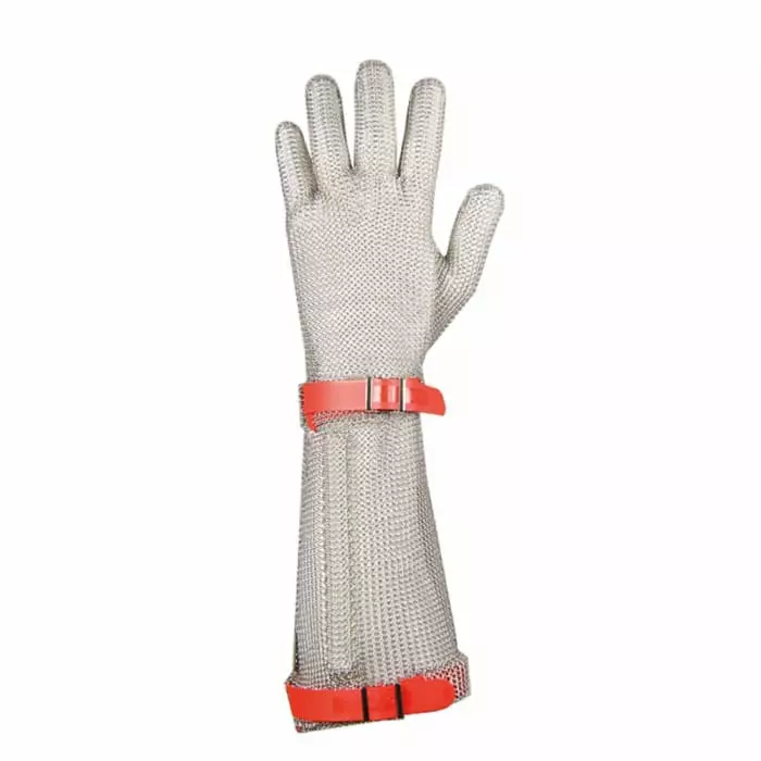 NIROFLEX USA Silver Stainless Steel Cut Resistant Gloves Size 11 Nitrile Coating, GS1411519001