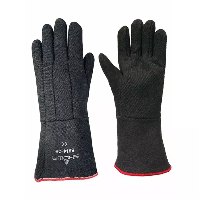 Showa 8814 Black Neoprene Heat Resistant Gloves Size 9 Neoprene Coating, BST8814B3