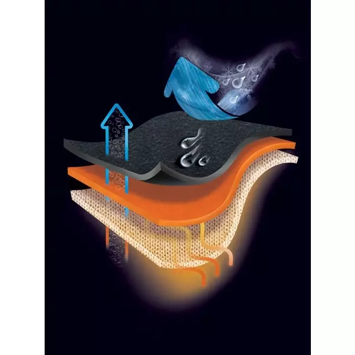 Showa 406 Orange Nylon Polyester Cut Resistant Work Gloves Size 8 Latex Coating, SHO4063