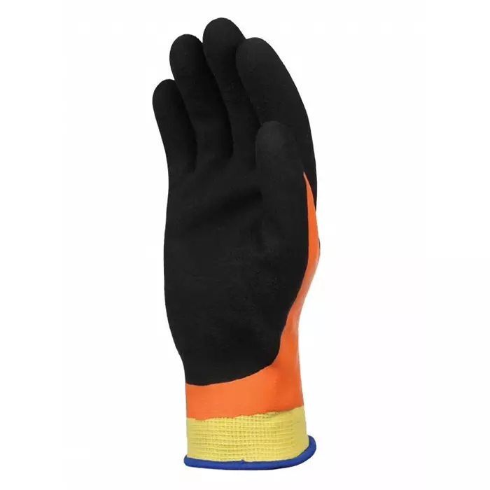 Showa 406 Orange Nylon Polyester Cut Resistant Work Gloves Size 8 Latex Coating, SHO4063
