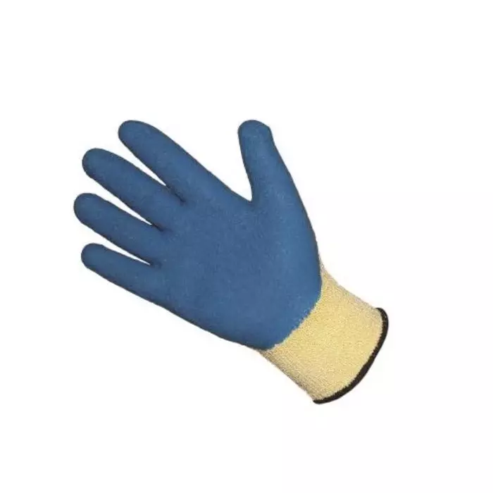 Liscombe Contact Cut D Yellow Fibres Cut Resistant Cut Resistant Gloves Size 11 Latex Coating, LN655-11
