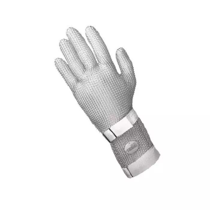 NIROFLEX USA Red Stainless Steel Cut Resistant Gloves Size 8 Nitrile Coating, GS1011207001