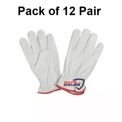 safe-n-sure-drivers-gloves-241-mm-95-inch-full-fingered-leather-white-sdg-45-pack-of-12-pair