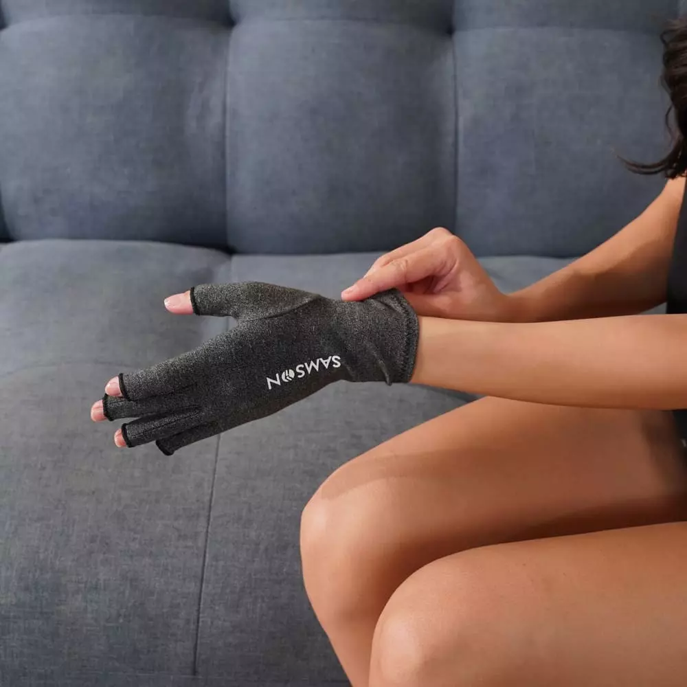 Samson Arthritis Compression Gloves Large, GS-1204
