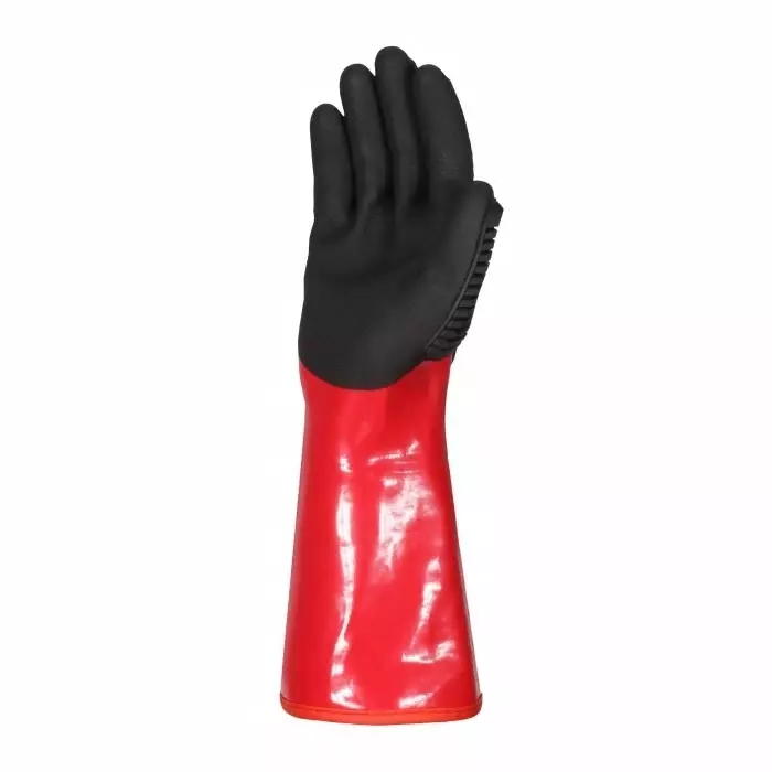 Skytec Torq Chem X Black/Red Aramid Steel Fibre Cut Resistant Impact Protection Cut Resistant Gloves Size 9, SKG00093HH