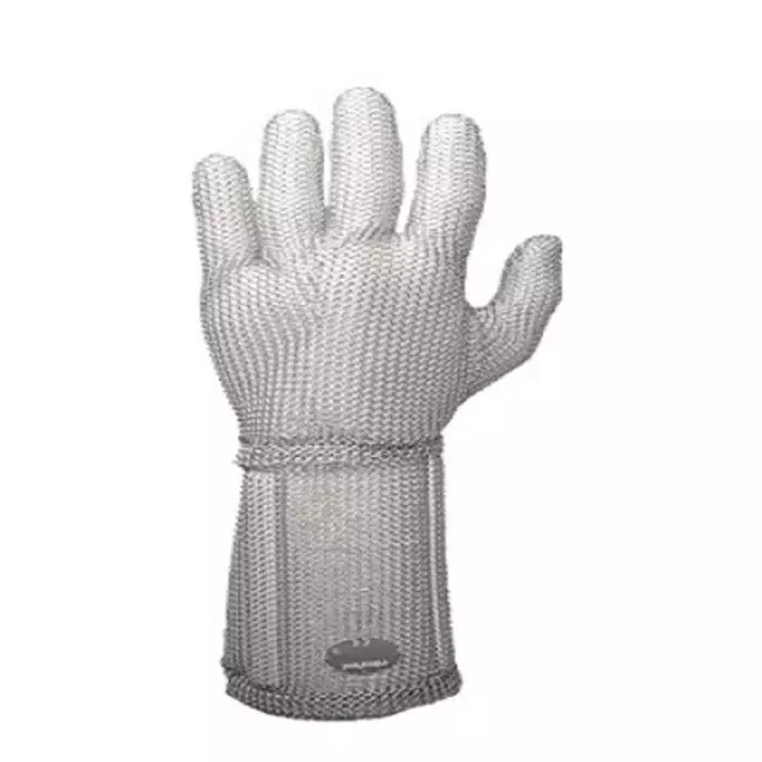 NIROFLEX USA Red Stainless Steel Cut Resistant Gloves Size 8 Nitrile Coating, GS2111215000