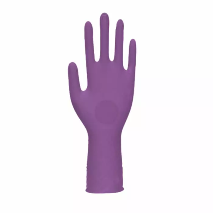 Unigloves GM007 Purple Nitrile Work Gloves Size 7, GM0072 (Pack of 100)