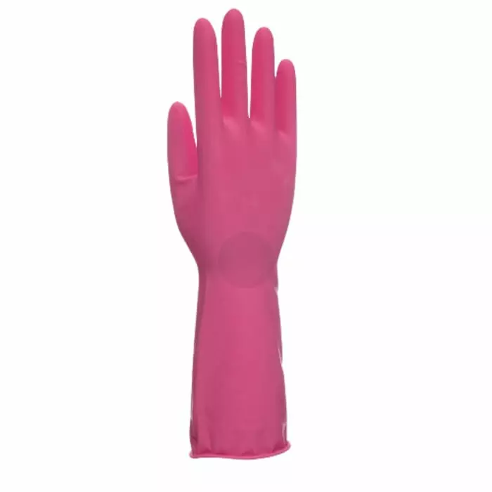 Unigloves UCHG300 Pink Latex Oil Grip Oil Repellent Work Gloves Size 10, UGHG3005P