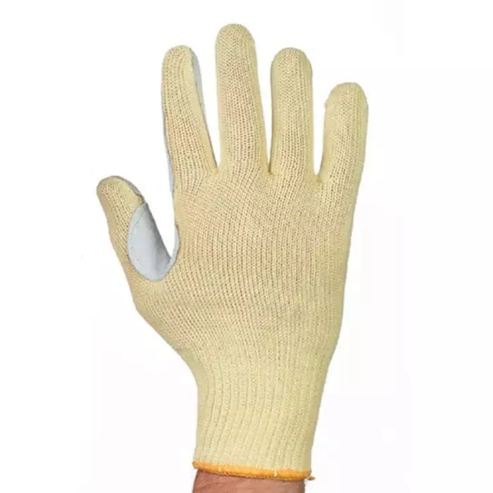 Tornado Exertion Light Grey Yellow Abrasion Resistant Cut Resistant Gloves Size 9, GRC-09