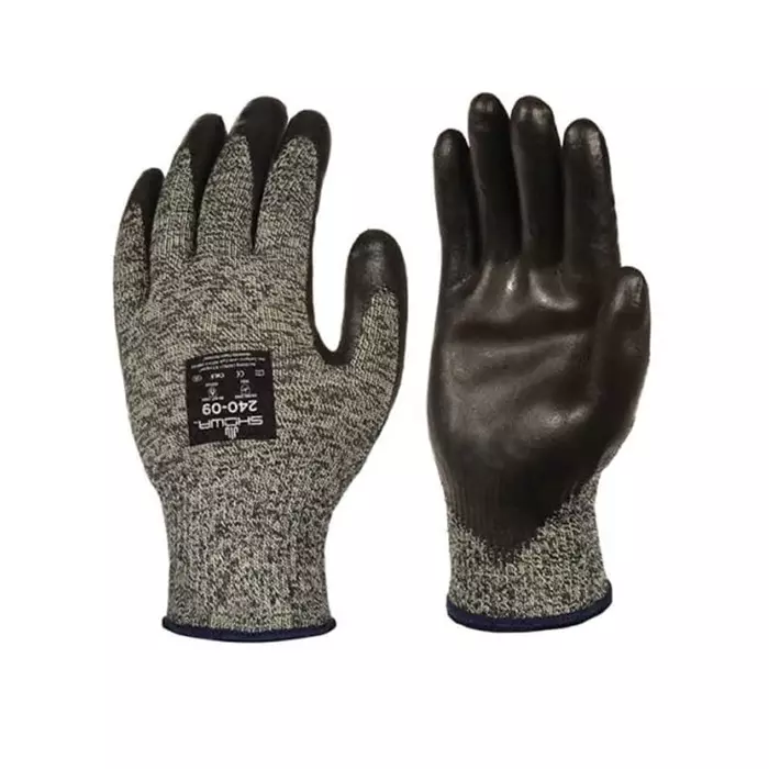 Showa SHO240 Grey Kevlar Abrasion Resistant Anti-Slip General Purpose Good Dexterity Tear Resistant Gloves Size 8, SHO2402