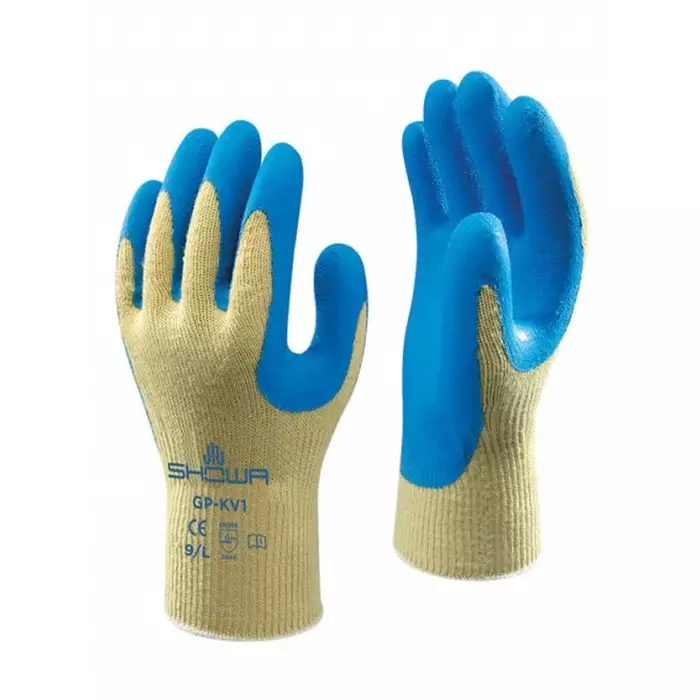 Showa GP-KV1 Yellow Kevlar Abrasion Resistant Anti-Slip General Purpose Good Dexterity Tear Resistant Gloves Size, SHO3203