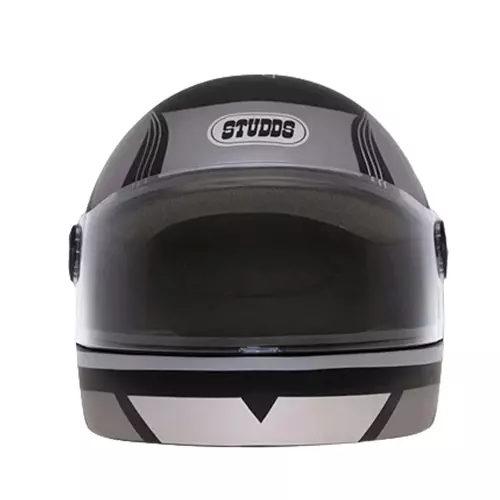 Studds JADE Matt Black 580 mm Large Full Face Helmet, D3 MATT BLACK N4