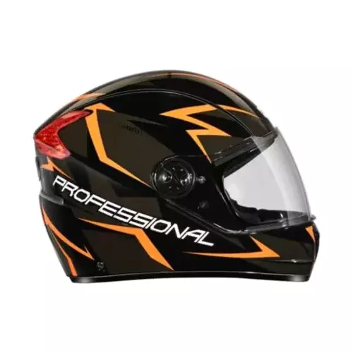 Studds PROFESSIONAL D1 DECOR Matt Black 600 mm X Large Full Face Helmet, MATT BLACK N10