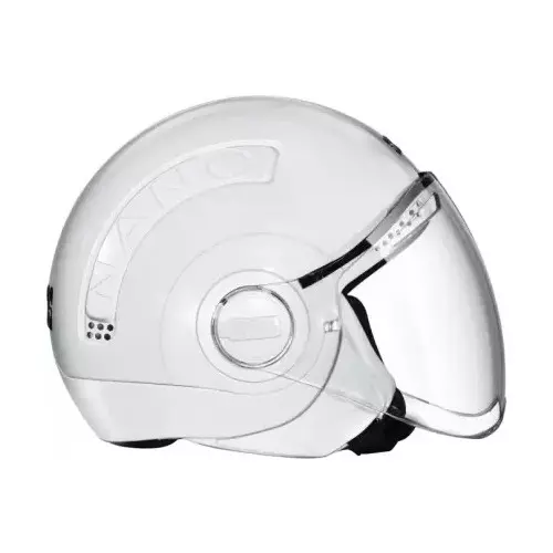 Studds NANO 560 WHITE/WHITE (560 mm) Small Open Face Helmet, WHITE/WHITENANO 560