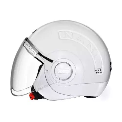 Studds NANO 560 WHITE/WHITE (560 mm) Small Open Face Helmet, WHITE/WHITENANO 560