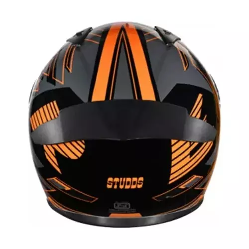 Studds N10 Black Xtra Large (600 mm) Full Face Helmet, Thunder D3 Decor