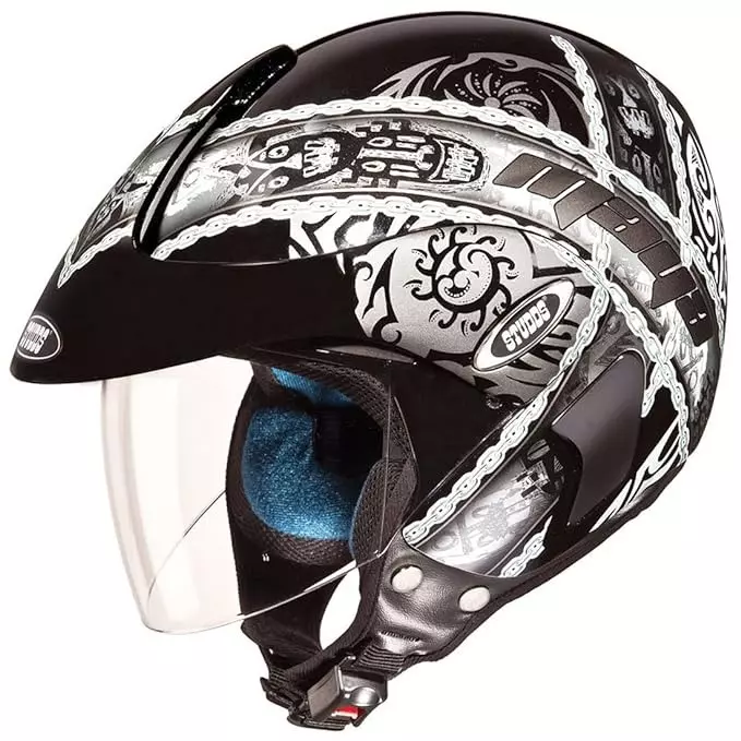 Studds Black Open Face Helmet, Marshall D4 Decor N4 Series