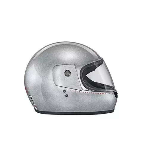 Studds BRAVO Silver Grey 570 mm Medium Full Face Helmet, BRAVOSILVERGREY