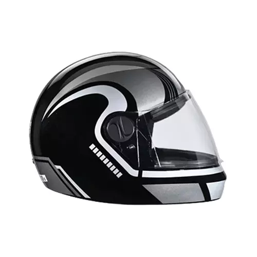 Studds JADE Black 580 mm Large Full Face Helmet, D3 BLACK N4