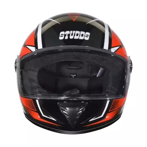 Studds PROFESSIONAL D2 DECOR Matt Black 580 mm Large Full Face Helmet, MATT BLACK N2