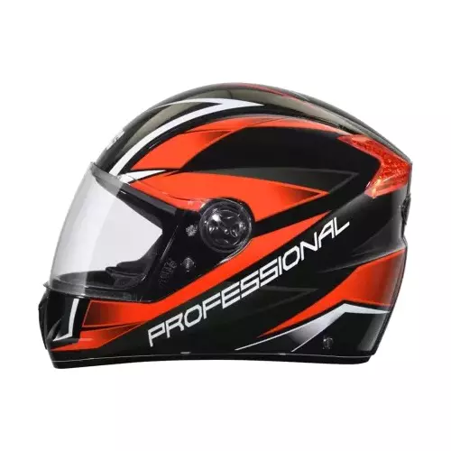 Studds PROFESSIONAL D2 DECOR Matt Black 580 mm Large Full Face Helmet, MATT BLACK N2