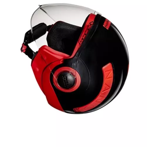 Studds NANO 560 RED/BLACK (560 mm) Small Open Face Helmet, RED/BLACKNANO 560