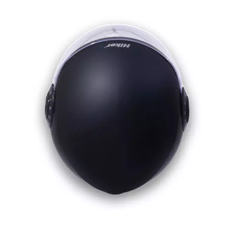 HIKER by VARROC Orbit Pro Half Face Helmet for Men & Women 580 mm S Size Matt Black ISI Certified, Lightweight, Polycarbonate Visor for Clear Visibility (Pack of 4)