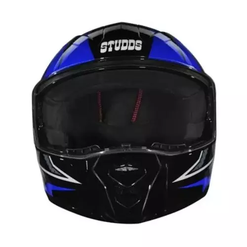 Studds NINJA ELITE SUPER D6 DECOR Black (560 mm) Small Full Face Flip-Up Helmet, BLACK N1