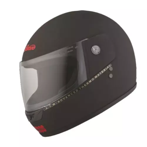 Studds Matt Black Full Face Helmet, Bravo Series