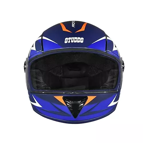 Studds PROFESSIONAL D1 DECOR Blue 580 mm Large Full Face Helmet, BLUE N1