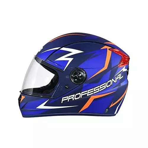 Studds PROFESSIONAL D1 DECOR Blue 580 mm Large Full Face Helmet, BLUE N1