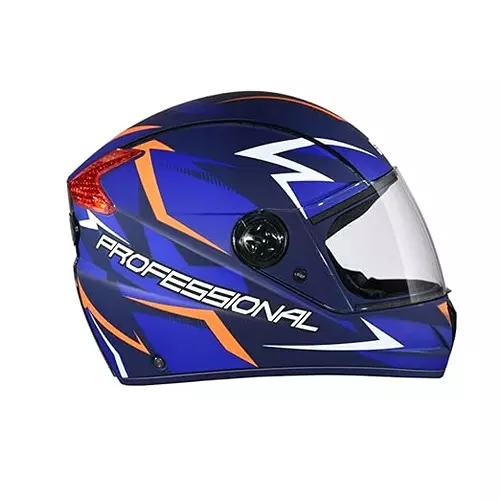 Studds PROFESSIONAL D1 DECOR Blue 580 mm Large Full Face Helmet, BLUE N1