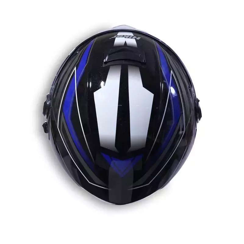 HIKER by VARROC Flash Pro Max HD3 Half Face Helmet for Men & Women 580 mm S Size Matt Black and Green ISI Certified, Lightweight, Polycarbonate Visor for Clear Visibility (Pack of 4)