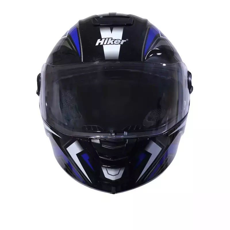 HIKER by VARROC Flash Pro Max HD3 Half Face Helmet for Men & Women 580 mm S Size Matt Black and Green ISI Certified, Lightweight, Polycarbonate Visor for Clear Visibility (Pack of 4)