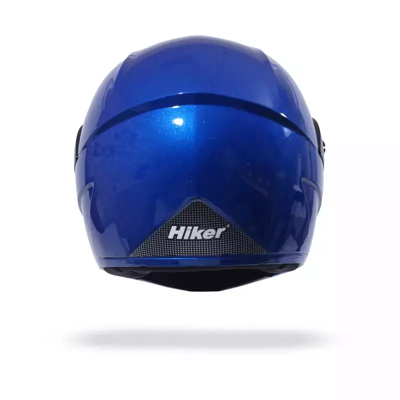 HIKER by VARROC Wave Pro Full Face Helmet for Men & Women 580 mm S Size Gloss Blue ISI Certified Flip-Up, Lightweight, Polycarbonate Visor for Clear Visibility (Pack of 10)