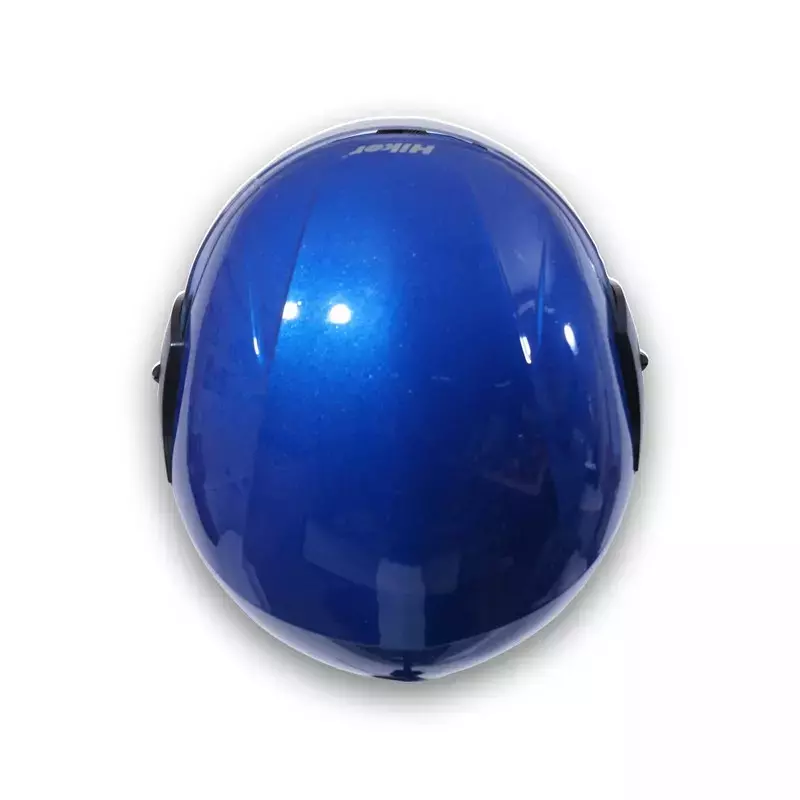 HIKER by VARROC Wave Pro Full Face Helmet for Men & Women 580 mm S Size Gloss Blue ISI Certified Flip-Up, Lightweight, Polycarbonate Visor for Clear Visibility (Pack of 10)