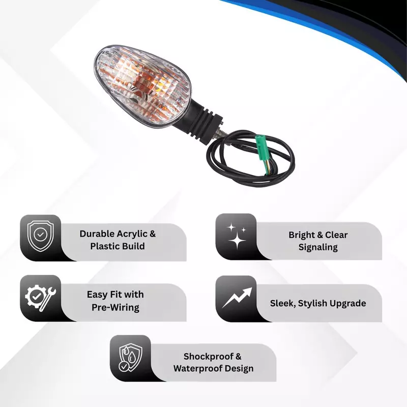 Varroc Indicator for Bajaj Vikrant V15, K342053700 (Pack of 2)